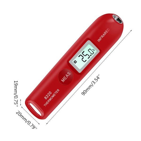 Портативная температура кармана Полезно мини -цифровой термометр для барбекю для барбекю
