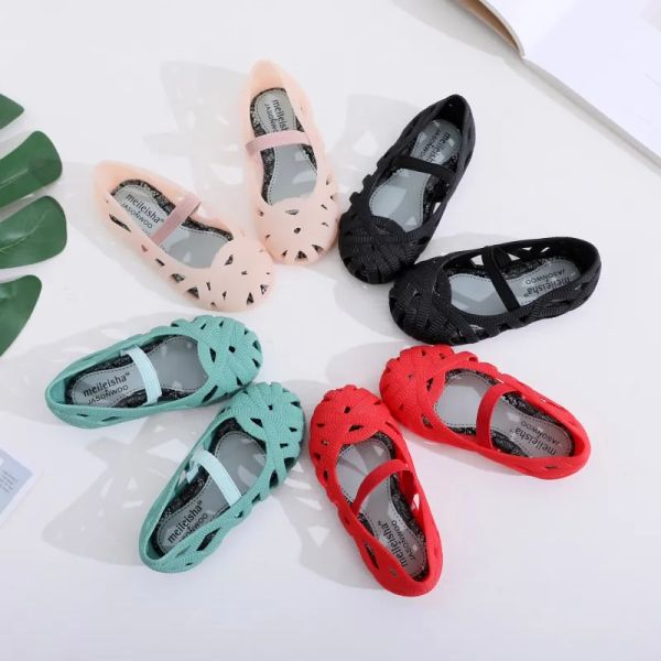 Кроссовки mini melissa 2020 Новые мини -девочки обувь хрустальные желе с железом детские туфли для девочек для девочек детский сандалии принцесса принцесса