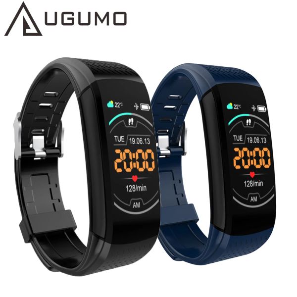 Pulseiras ugumo smart relógio homens mulheres esportes relógios inteligentes Monitoramento saudável