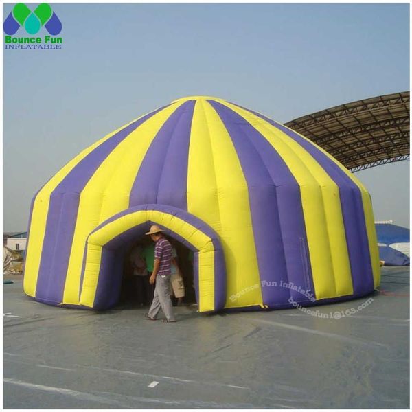 Moda por atacado portátil portátil yurt tenda externa geodésica cúpula de circo de circo gigante abrigo temporário