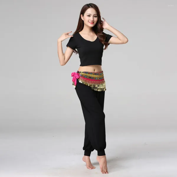 Cinture donne sexy pancia danzante sciarpa alla cintura galza da ballerla femminile mostra costumi paillettes tasselle thailandia/india/arabo