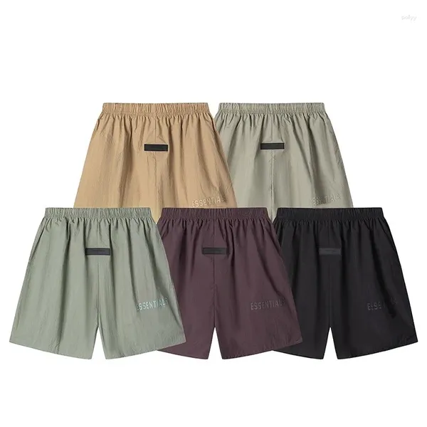 Herren-Shorts Classic Design Ultra-dünn luxuriöser 3D-Silikonbuchstaben Frauen große High Street Paar lose Hosen