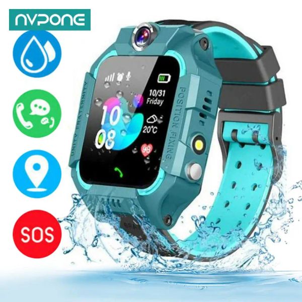 Смотреть 400 мАч детей 4G Smart Watch Sos for Kids Smart Wwatch Camera Ip67 Водонепроницаемая игрушка для обучения 2 Way Communication