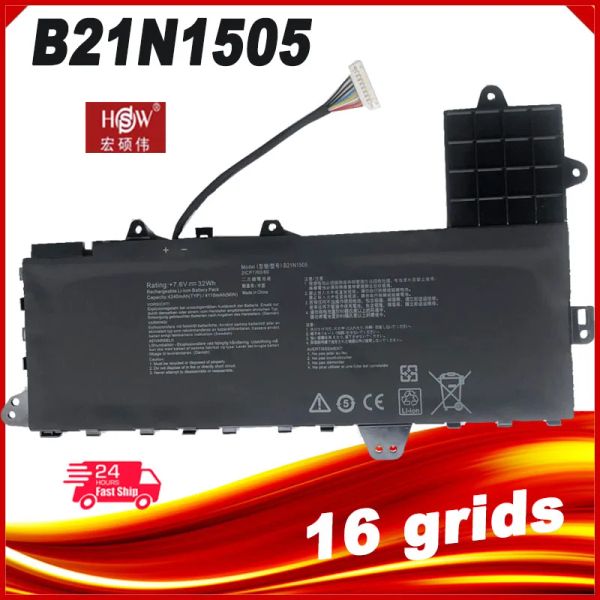 Baterias B21N1505 (25 grades ou 16 grades) Bateria de laptop para ASUS E402M E402MA E402S E402B E402N E402NA E402WA E402SA