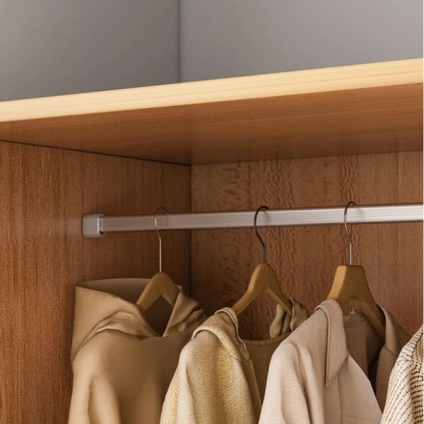 Guarda-roupa de design moderno para quarto pequeno, apartamento pequeno e guarda-roupa de salão de aluguel para economizar espaço