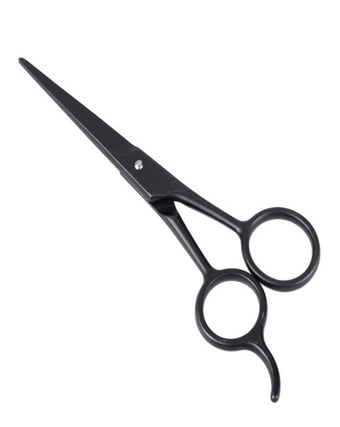 Tesoura de barba em aço inoxidável para barbeiro use um mini tamanho preto de barba barba barba sobrancelha bengal bigode scissor2761786