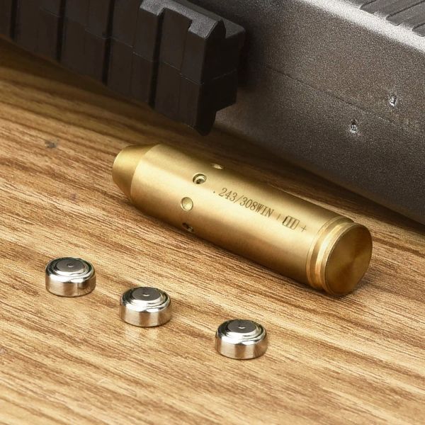 Midten Rifle Scope Red Dot Laser Boresighter Fit 243 308win 7mm 08rem Cal Cartiding Bore Bort Sight Brass Tactical