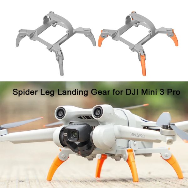 Drohnen Cool Spinnenbein Fahrrad für DJI Mini 3 Pro Drone Protector Schnellfreisetzungen Füße Verlängerungen Höhe um 30 mm verlängertes Bein