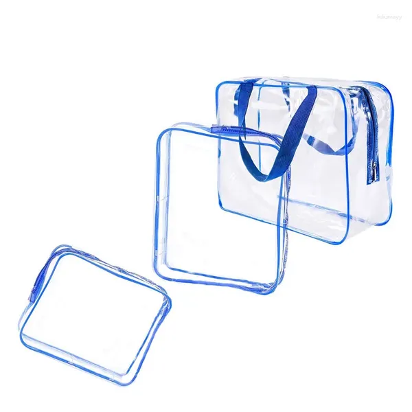 Bolsas de cosméticos Bolsa transparente PVC Bolsa à prova d'água Lavagem de beleza Supplies de beleza