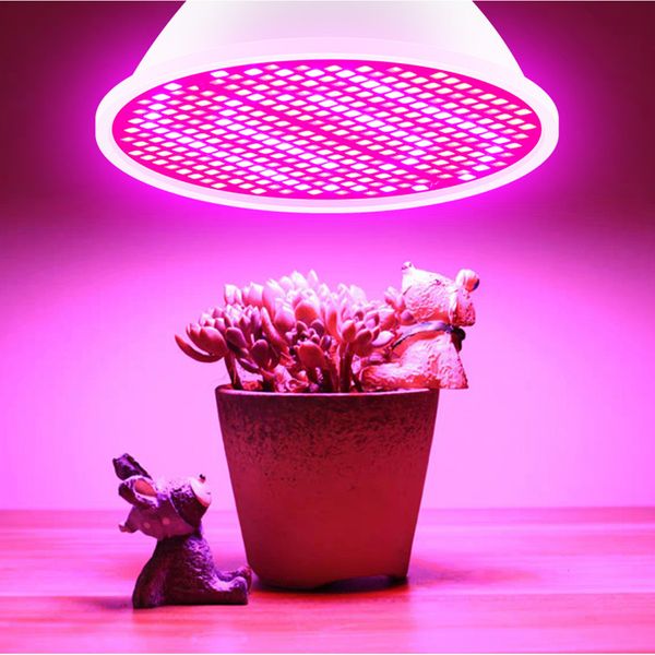 126/200/300 LEDS LED LUZ LUZE PARA PLANTAS INTERIORES PLANTAS REDBLUE BULLS PLANT BULBS E27 Lâmpadas de cultivo hidropônico