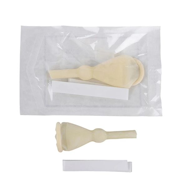 Catetere esterno maschile usa e getta esterno sterilizzato sterilizzato in lattina collettore di urina per la manica delle urine dell'incontinenza