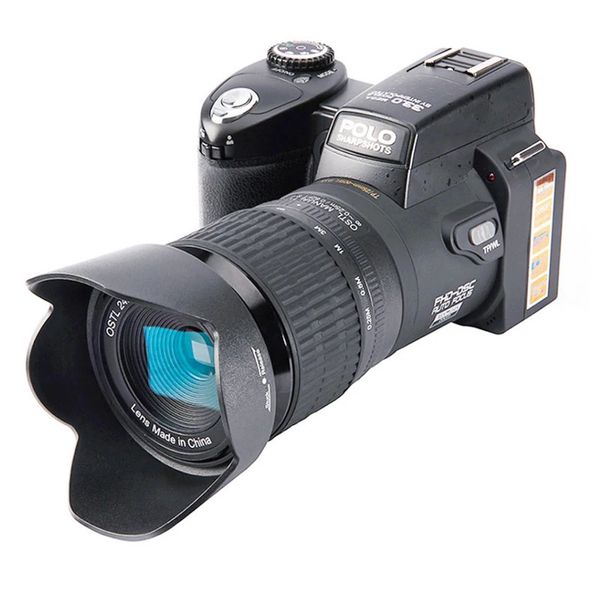 Digital Camera Polo D7100 3Illion Pixel Auto Focus Professional SLR Video 24x Optical Zoom con tre lenti 240407