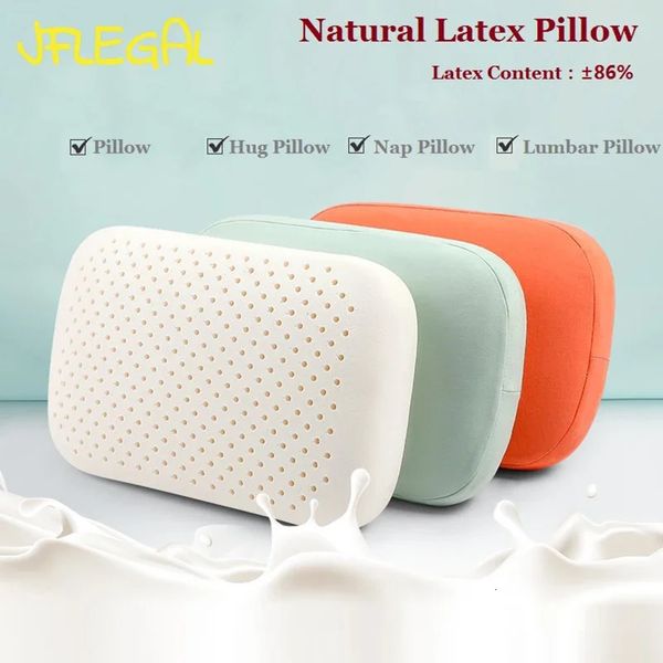 Cuscinetto in lattice jflegal in gomma naturale in gomma inodore cuscino il sonno non crolla l'85% di travesseiro lattice almohada oreiller 240327