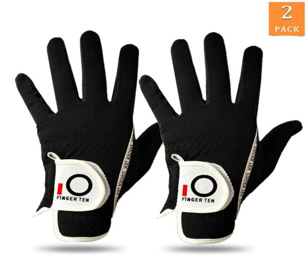 Linke Hand rechte Hand Golfhandschuhe Herren Regen Grip Nasswetter Winter Sport 2 Pack