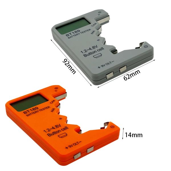 BT-189 AA/AAA/C/D/9V/1,5 V LCD-Anzeige Universal Batteriespannung Messgerät Zeigen Sie Volt Tester Checker BT189 Batterieprüfer an