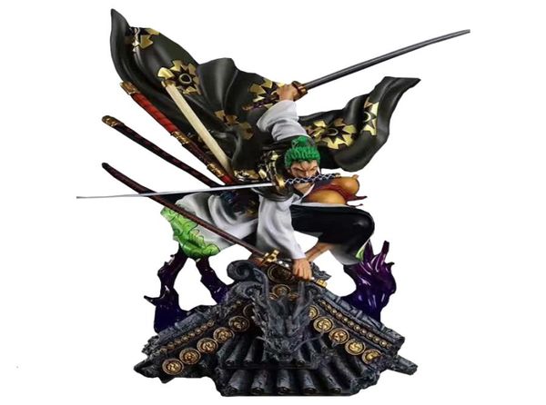 Figura da un pezzo GK Kimono Roronoa Zoro PVC Modello Collezione Anime Collection Toy su dimensioni Ko Decorazione desktop di qualità squisita 2012027155345