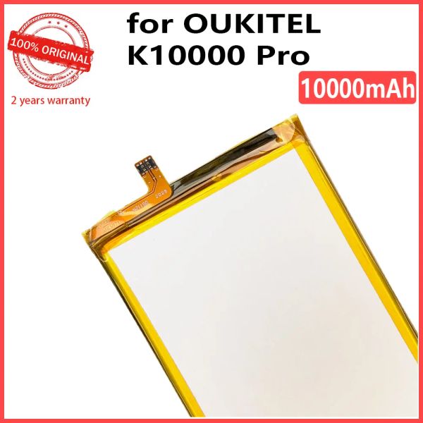 Bateria original de 10000mAh K10000 Pro para OUKITEL K10000 Pro Substituição Telefone de alta qualidade Baterias com ferramentas+número de rastreamento