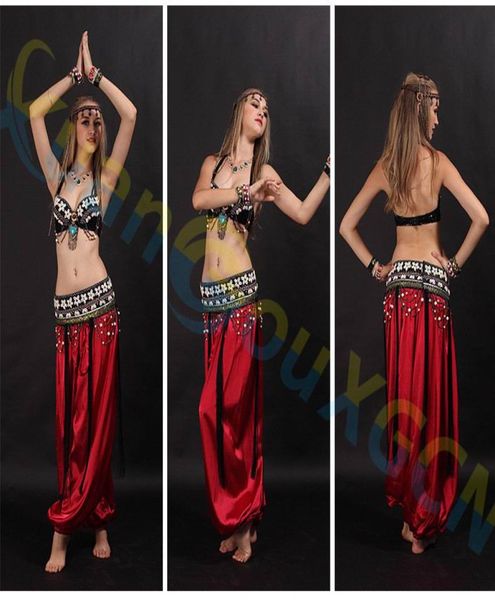 Shell Bar Belt Lantern Hosen Set Belly Dance Kleid sexy Tänzer Performance Kostüm Set Modal Jazz Latin Dance Kleidung Training SUI3824701