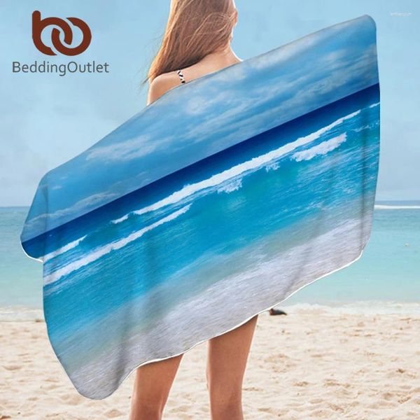 Asciugamano vasca da bagno per oceano per bagno in microfibra blu spiaggia per adulti coperte di stelle di stelle serviette 75x150 cm