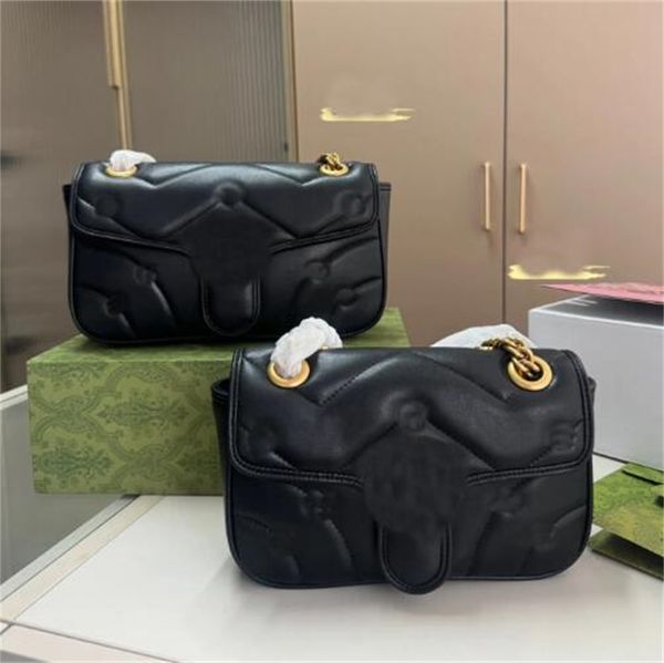 Nuovo sacchetto di designer di alta qualità Siguria Luxury Cuggino Fritta Passa Pulnella Pulnica Gold Gold Chain Gold Cody Bot Bag Borse Borse Borsetto