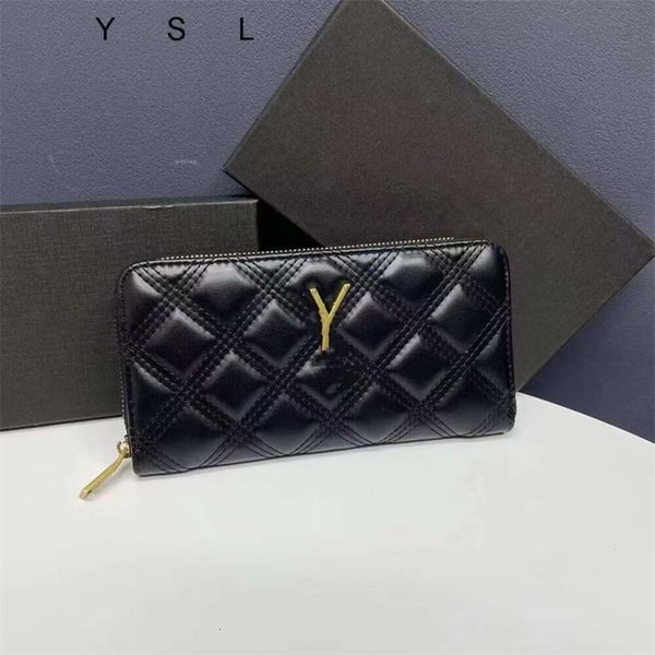 Кошелек New 90% Factory Direct Sales Long New Womens Fashion Lingge Simbage Multi Card Gift Box сумки для подарочной коробки