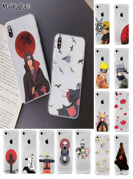 Maiyaca Anime Naruto Itachi Phone Cople для iPhone SE 2020 11 Pro XS Max 8 7 6 6S плюс X 5 5S SE XR Cover2161996