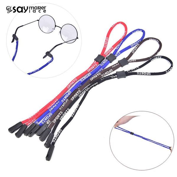 Sport mit Brille Kabel Verstellbarer Anti -Slip -Sonnenbrillen Brillen Lanyard Hals Schnur Kordlastenthaltsgurt Brille Lanyard Hold