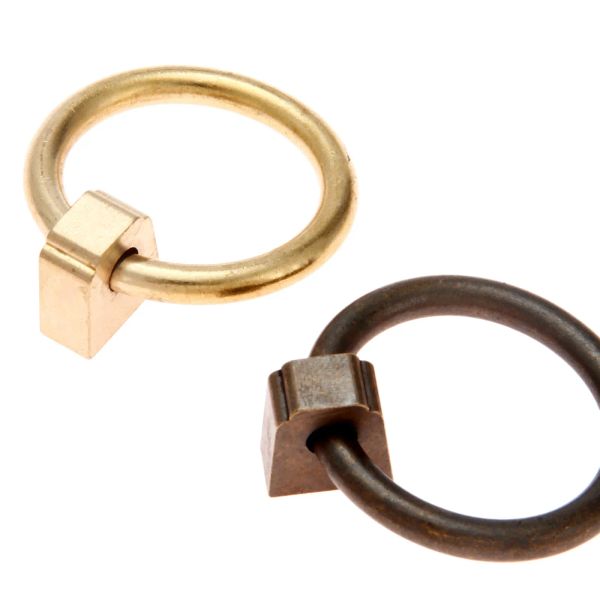 1pc Anello cinese Anello cinese Manico ad anello tirano bronzo/ottone portano manopola maniglia mobili per mobili per caduta 60*60mm