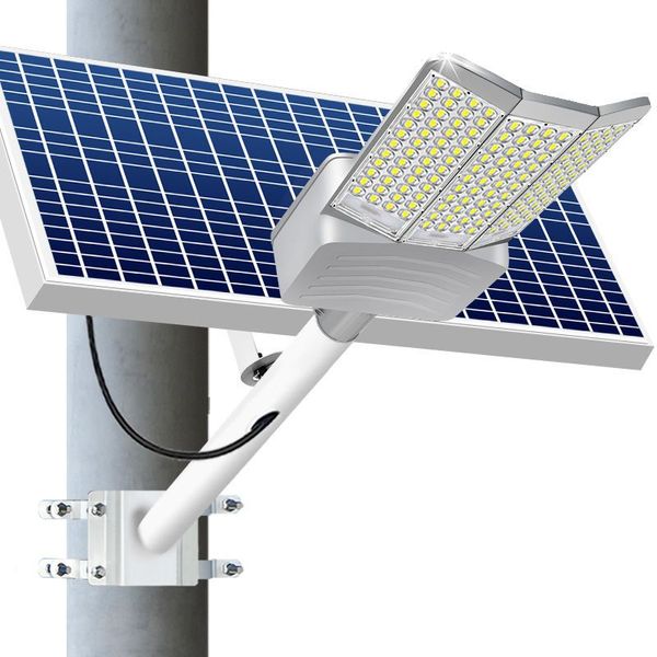 Solar Street Light Luminosità alta e alluvione di alluvione 6000W per illuminazione su strada per esterni, illuminazione in alluvione a 3 modalità telecomandata