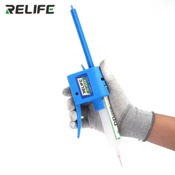 Relife Manual Kleberpistole RL-062 A B C für Telefonreparaturen Öllötpaste Bildschirm Struktur Dichtmittel Nadelzylinder Booster