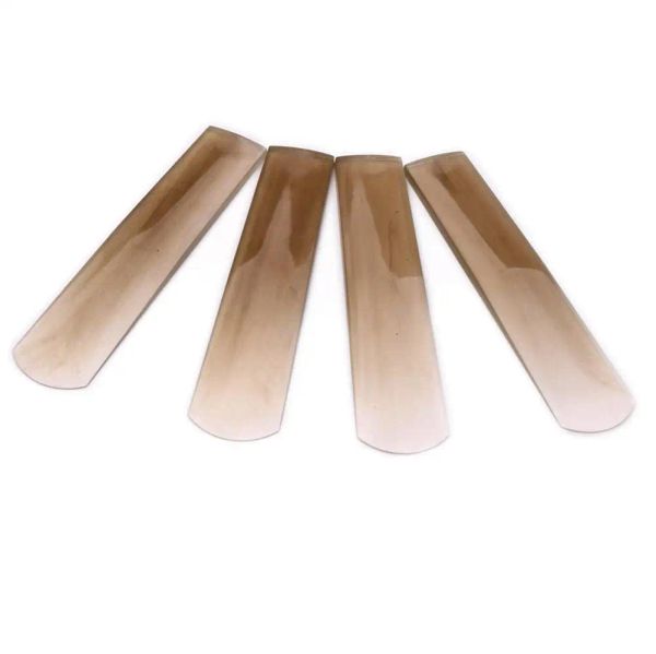 1PC Profissional Resina Transparente Reeds para Alto Saxofone Clarinete Sax Reeds Instrumentos de Twind Wood Acessórios Parte Acessórios