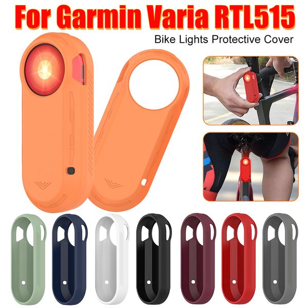 Silicone Light Protect Caso Câmera de capa de luz Luz de luz lavável Casca de bicicleta inteligente para Garmin Varia RTL515 Case à prova de poeira