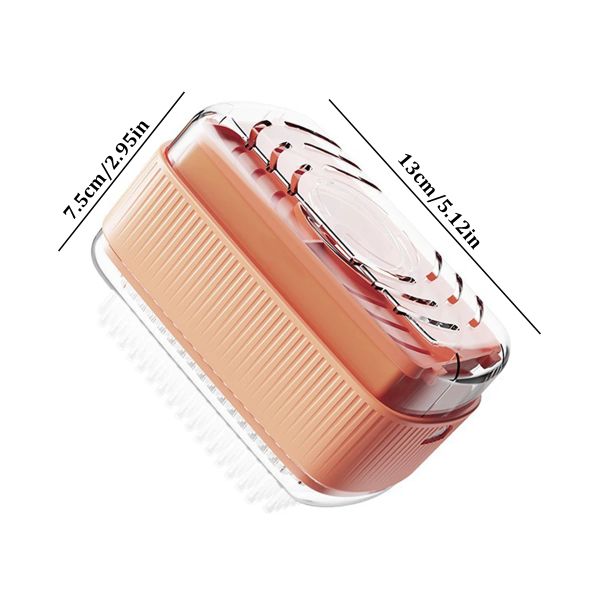 Nova sabonete multifuncional com tambor Plástico Brush Home Banheiro Viagem de cozinha Caixa portátil de escorrinto de sabão portátil
