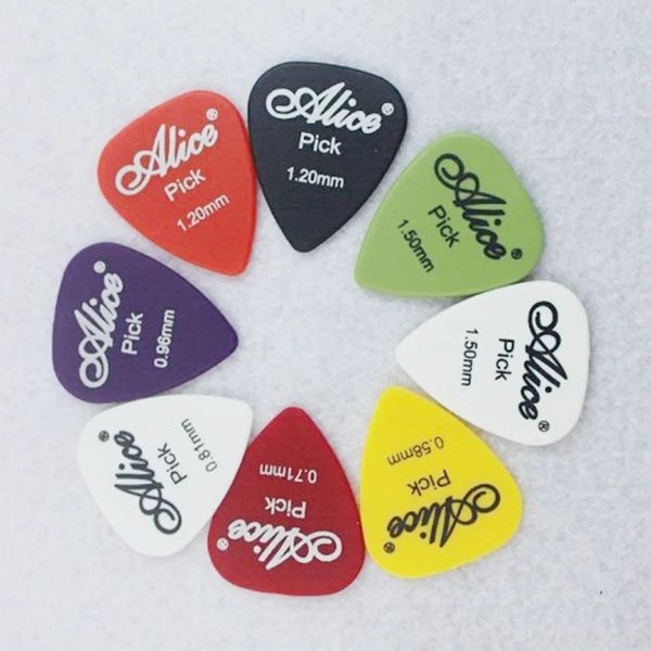 100 pezzi di chitarra singolo Spessore a singolo Spessore Abs Mediatore liscio Plectrum Puas Guitarra Palheta Musical Instrument per accessori per chitarra