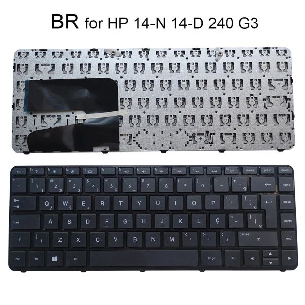 Keyboards Brasilien -Laptop -Tastatur für HP Pavilion 14ZN100 14ZN000 14N001TX 14N 14R 14d 240 G2 245 G3 PORTUGUESISCHEN BRALISISCHEN TEILE