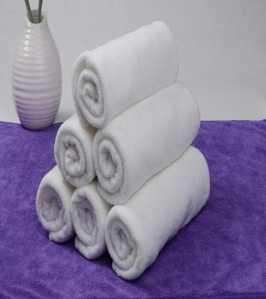 Neues 5pcs Baumwoll Handbad Handtuch Waschlappen Salon Spa El Beach Weiß 3060 cm P058151443