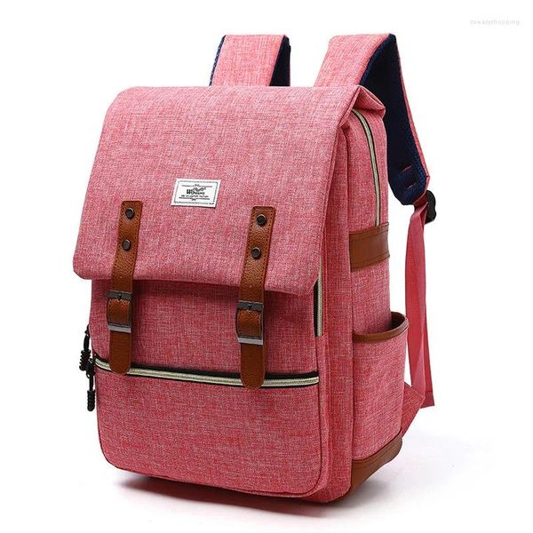 Backpack 2024 AIWithpm Mulheres Vintage Mulheres 15,6 