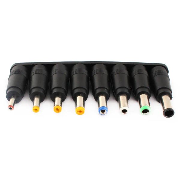 Универсальный источник AC/DC Adapter Adapter Gack Gulg Connector -разъемы адаптер адаптер Adapter 8pcs Установите 5,5 мм 2,5 мм 2,1 мм 1,7 мм подключение