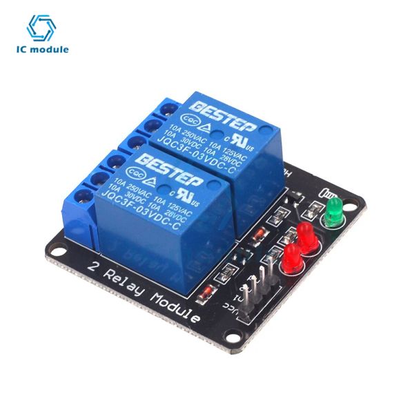 1PCS 1/2/4 Kanal 3V Relay Modulboard Low -Pegel -Trigger -Relais -Relais -Relaismodul mit LED -Anzeige 1ch 2Ch 4CH