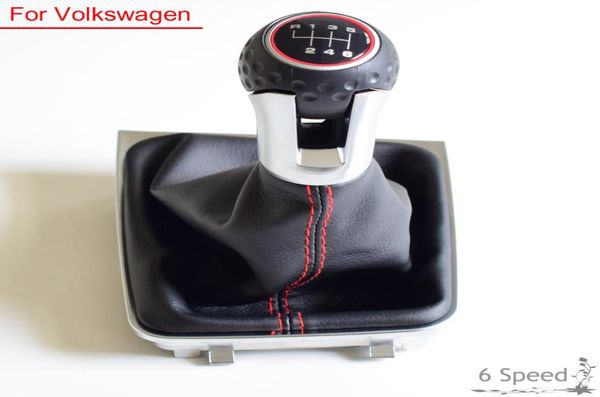 Accessori per auto con stivali in pelle camuova a leva del cambio per il golf VW 7 A7 MK7 VII per GTI GTD 2013-20185738833