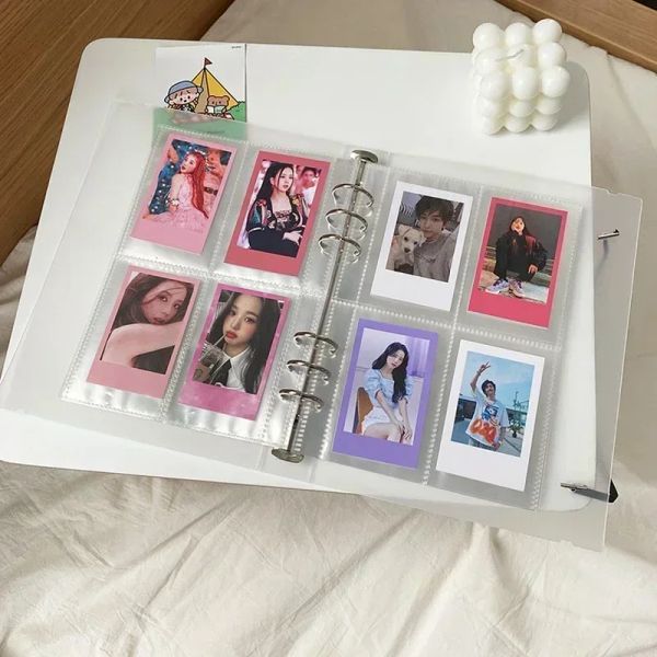 A5 3 -дюймовая фотокарта Kpop Card Binder Школьная канцелярская канцелярская канцелярская принадлежности фотокардовые фотоальболист