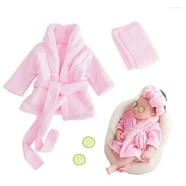 Cobertores de póografismo infantil Bathrobe White espessado pijama bebê ponte