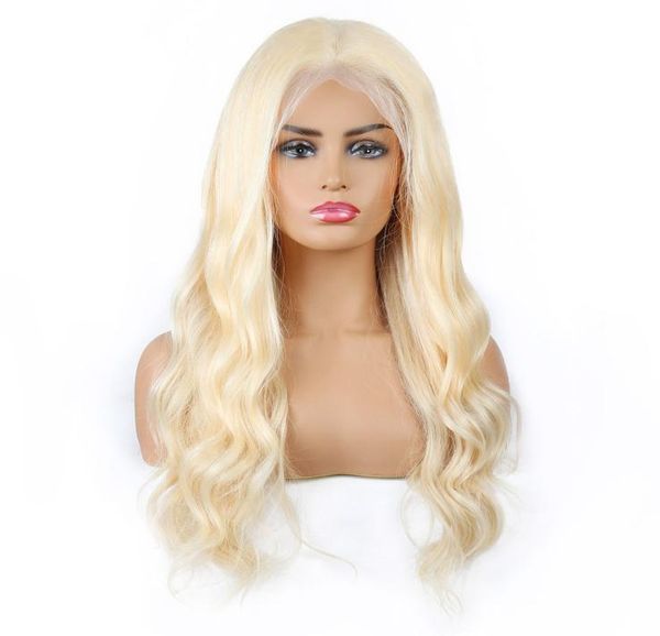 Ishow Blonde Color Brasil, onda brasileira Cabelo humano perucas 613 13x1 Parte da peruca frontal de renda peruana para mulheres meninas todas as idades 830I9454614
