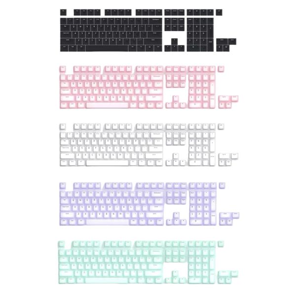 Acessórios Novos 104 PCs Teclados mecânicos Captas Defina o teclado mecânico de luz de fundo definido para 21/61/87/104/108 Teclados -teclados silenciosos