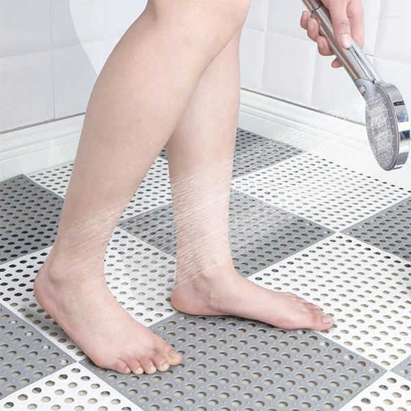 Tapetes de banho banheiro anti-deslizamento de tapete de cozinha de cozinha banheiro lave de pé lavagem de água do espaçador de água de água emedida doméstica