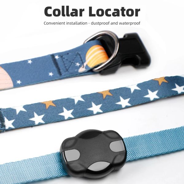 Para o suporte para colarinho de cão de tags de maçã, suporte de proteção à prova d'água para airtags Pets Collar Anti-Perd GPS Trackers Screw Vault