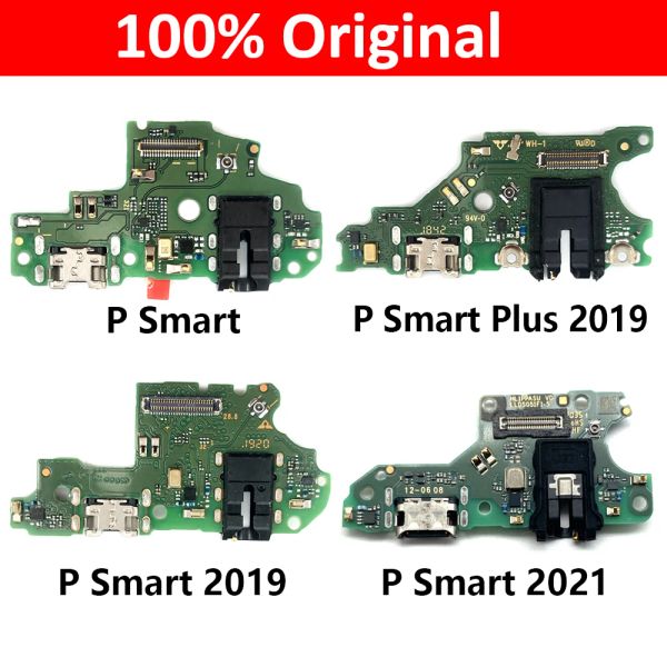 Оригинал New для Huawei P Smart Plus 2018 2019 2021 USB Micro Charger Зарядка порта док -разъем Microfone Microfone Poard Flex Cable