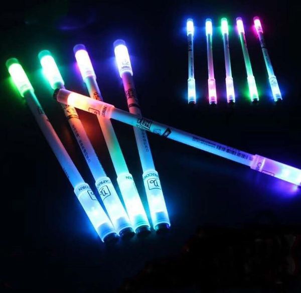 Penne a sfera rotante Glow girare la penna da gioco rotanti per bambini colorato chiaro a LED LED Flash Giocattoli per giocattoli per giocattoli per giocattoli 72216294