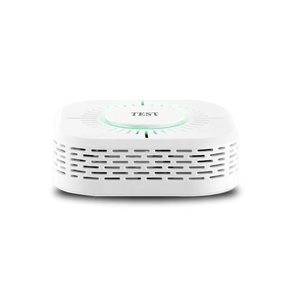 Anpwoo 433MHz Wireless Detector Fuoco Security Alarm Protection Sensor Smart Sensor per l'automazione domestica funziona con RF Bridge2.Per l'allarme di sicurezza antincendio di Anpwoo