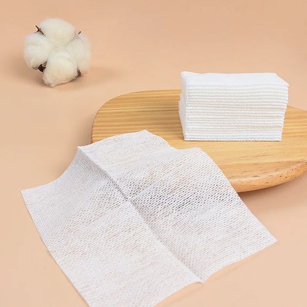 Kompress Baumwolldehnbares Nasskompress kosmetische Baumwollwasser sparende kosmetische Baumwoll -Dünn -Gesicht -Handtuch, die Make -up -Baumwolle entladen